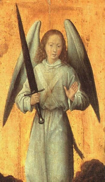 Hans Memling The Archangel Michael Spain oil painting art